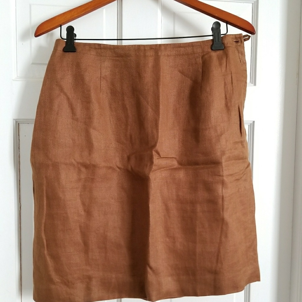 Talbots Linen skirt